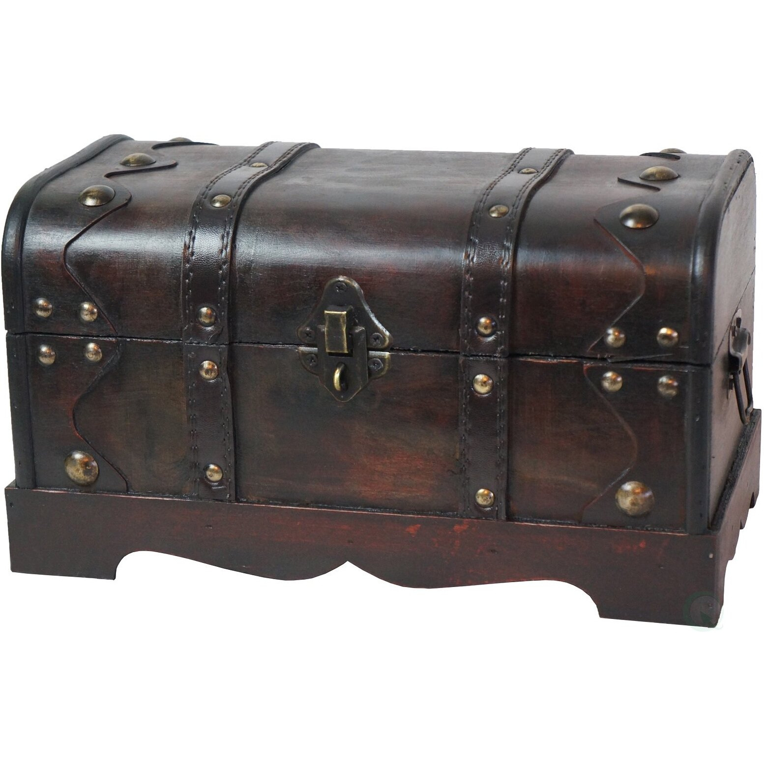 Quickway Imports QI003026 Small Pirate Style Treasure chest