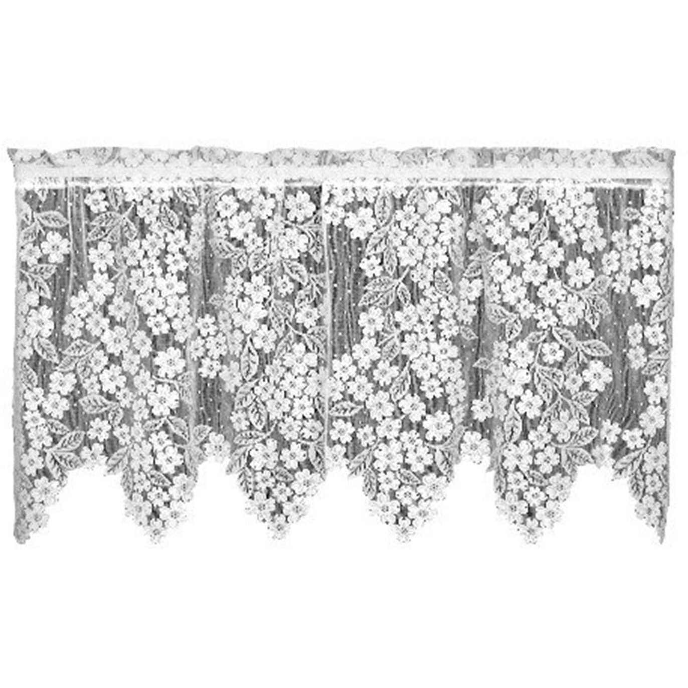 Heritage Lace 8510E-5524 55 x 24 in Dogwood Tier  Ecru