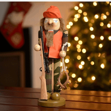 SantasWorkshop 70347 15 in Deer Hunter Nutcracker