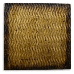 Screen gems SgWB-85 Metallic Ridge Brown Wall Art- 36 x 36 in
