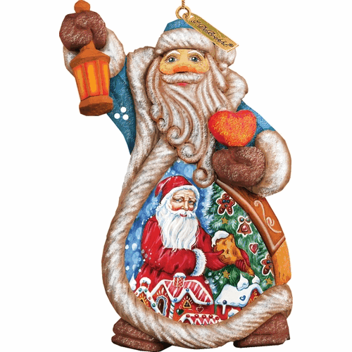 gDebrekht 661211 general Holiday Santa gingerbread Ornament 5 in