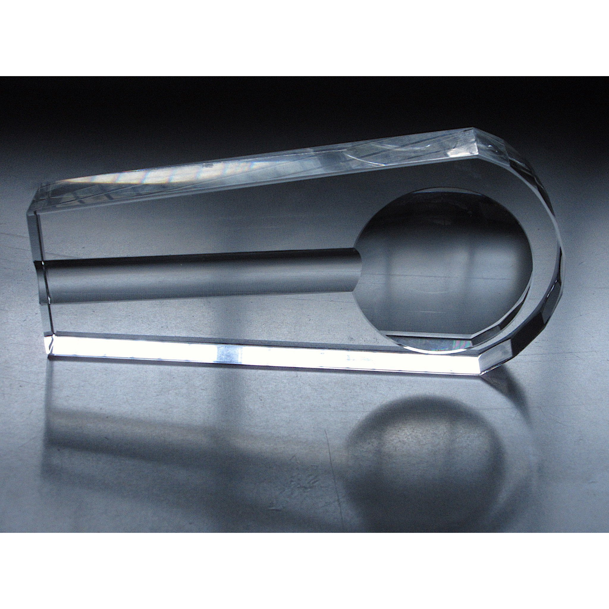 Bey-Berk International c310 crystal Single cigar Ashtray