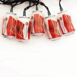 Kurt S Adler- Inc AB9131 Kurt Adler 10-Light Budweiser can Light Set