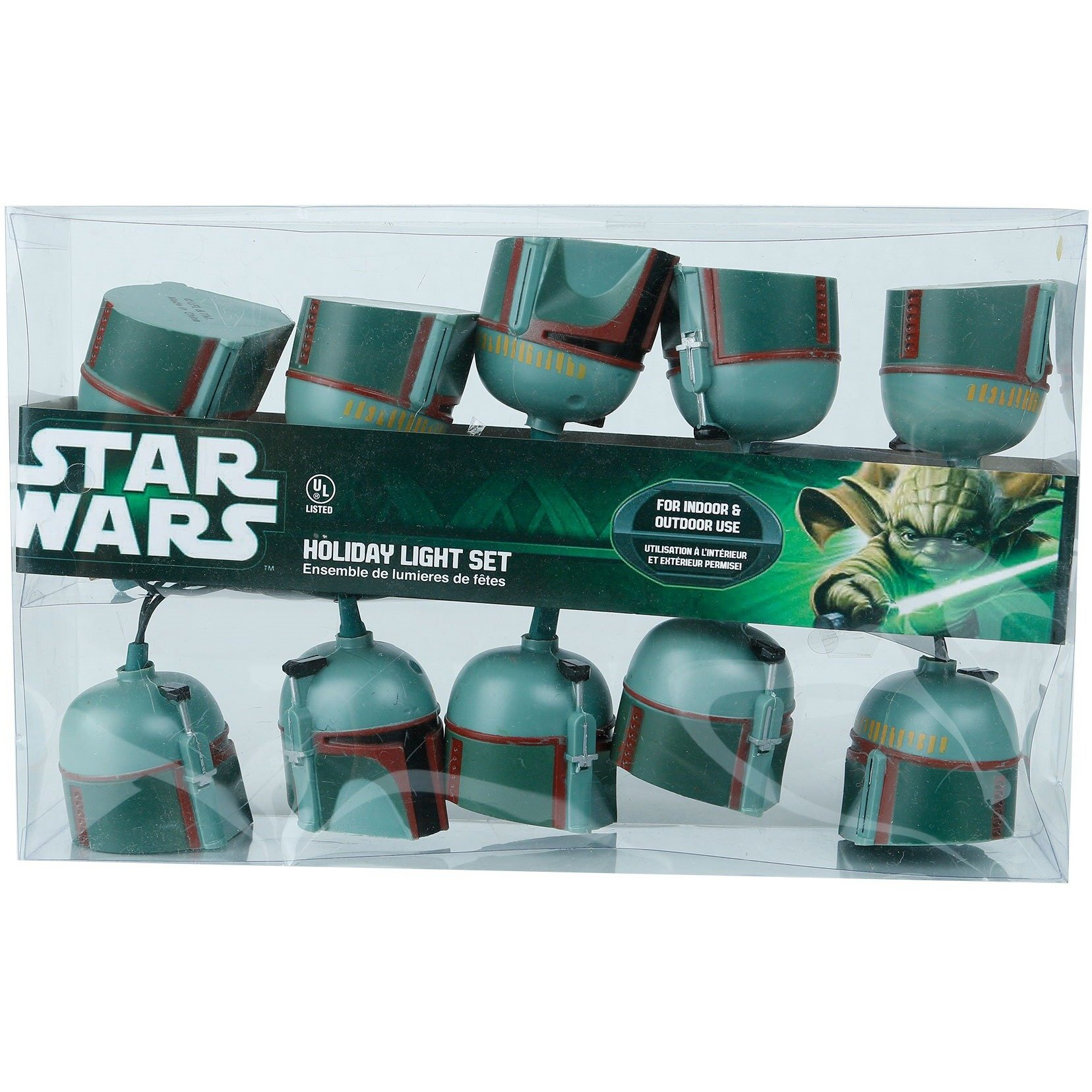 Kurt S Adler- Inc SW9135 Kurt Adler 10-Light Boba Fett Helmet Light Set