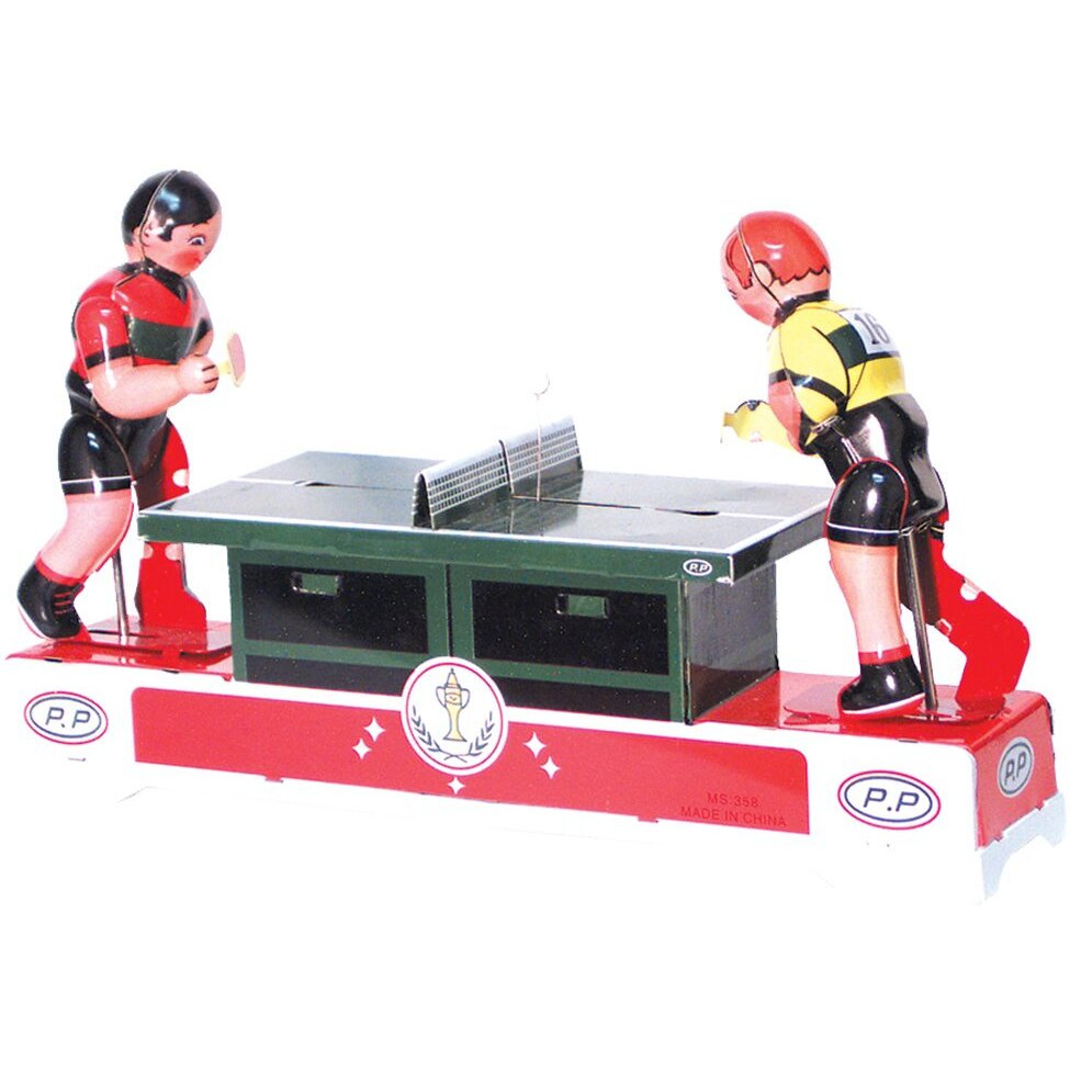 Alexander Taron MS358 collectible Tin Toy - Ping Pong Players