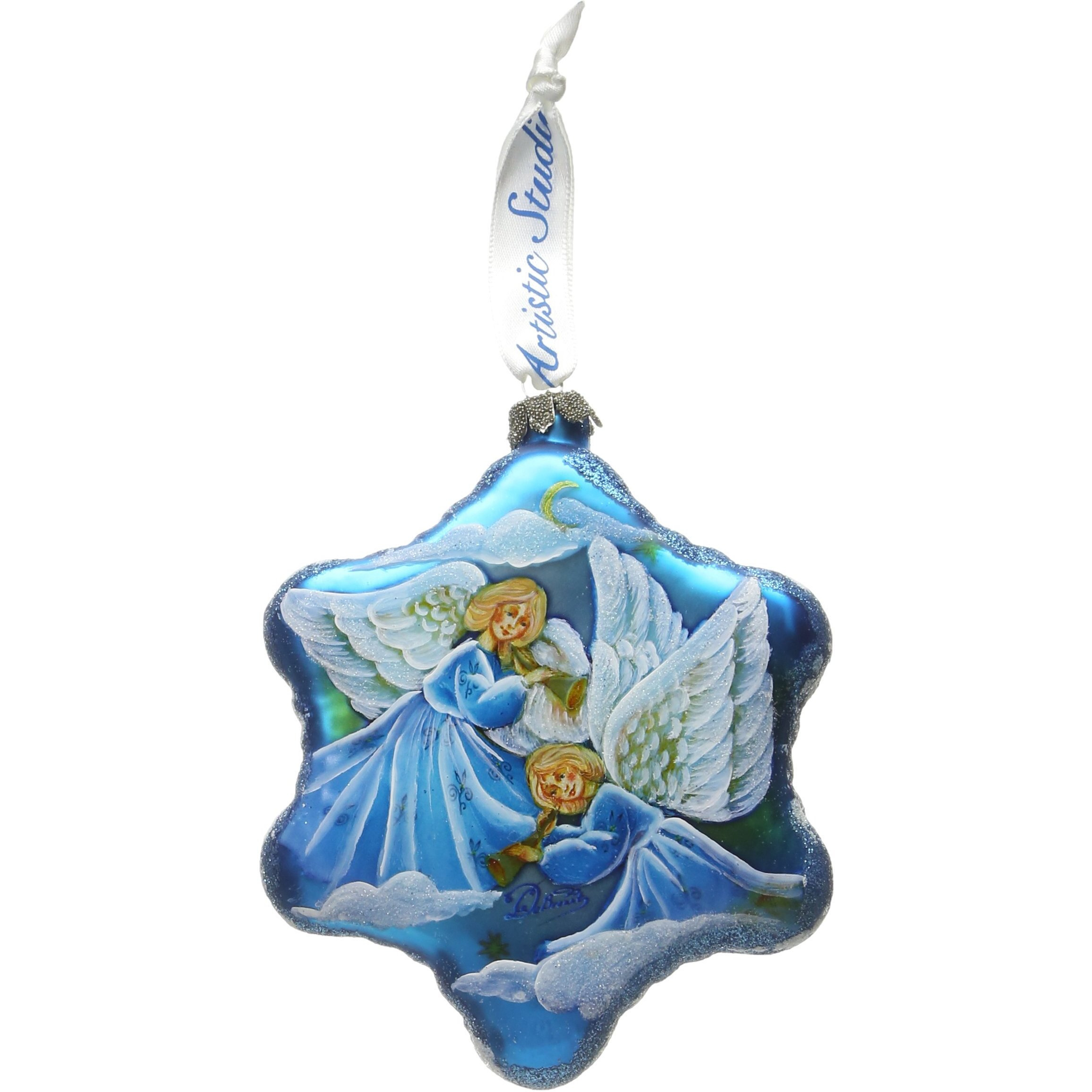 gDeBrekht 754-004 guardian Snowflake glass Ornament