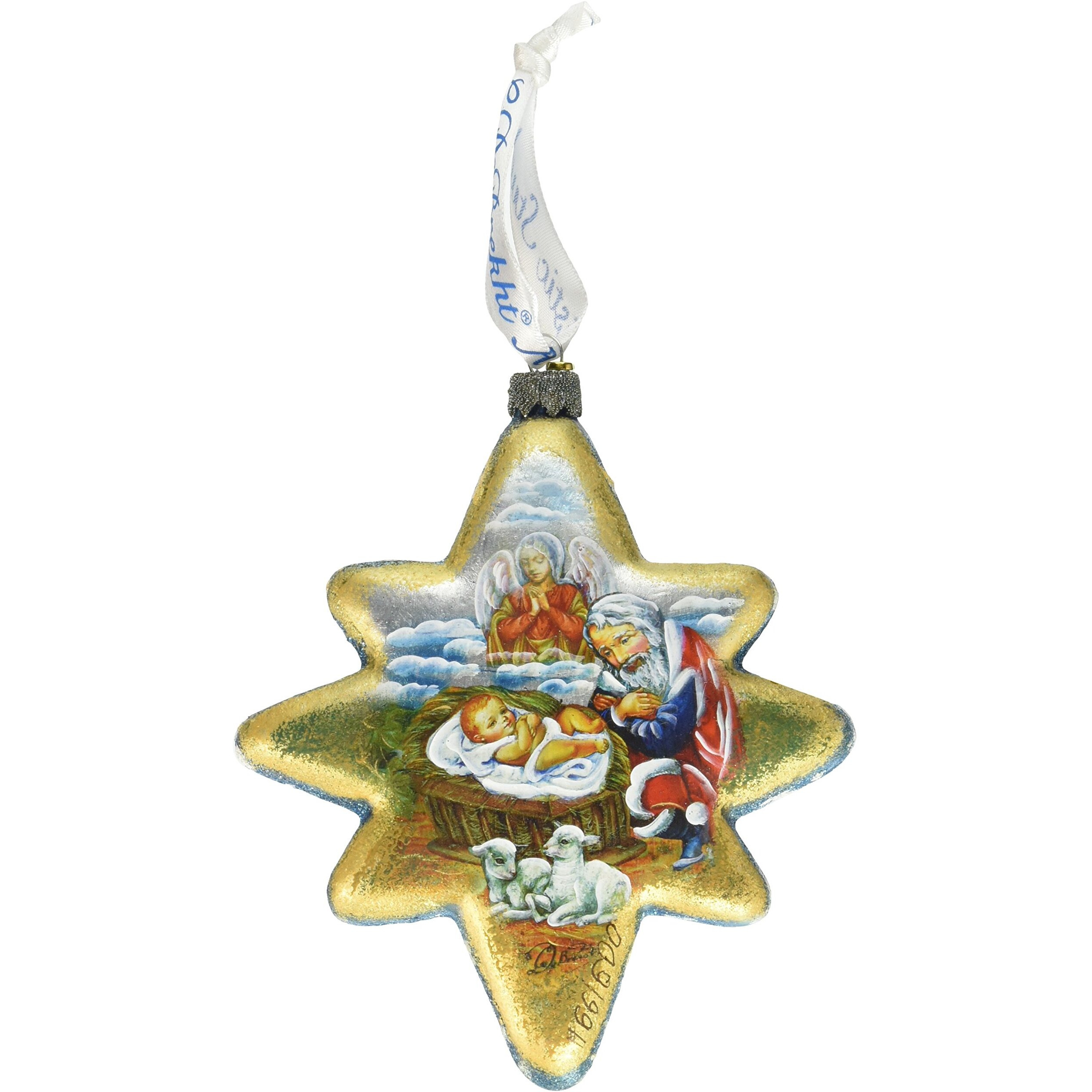 gDeBrekht 755-032 Limited Edition Adoration North Star glass Ornament