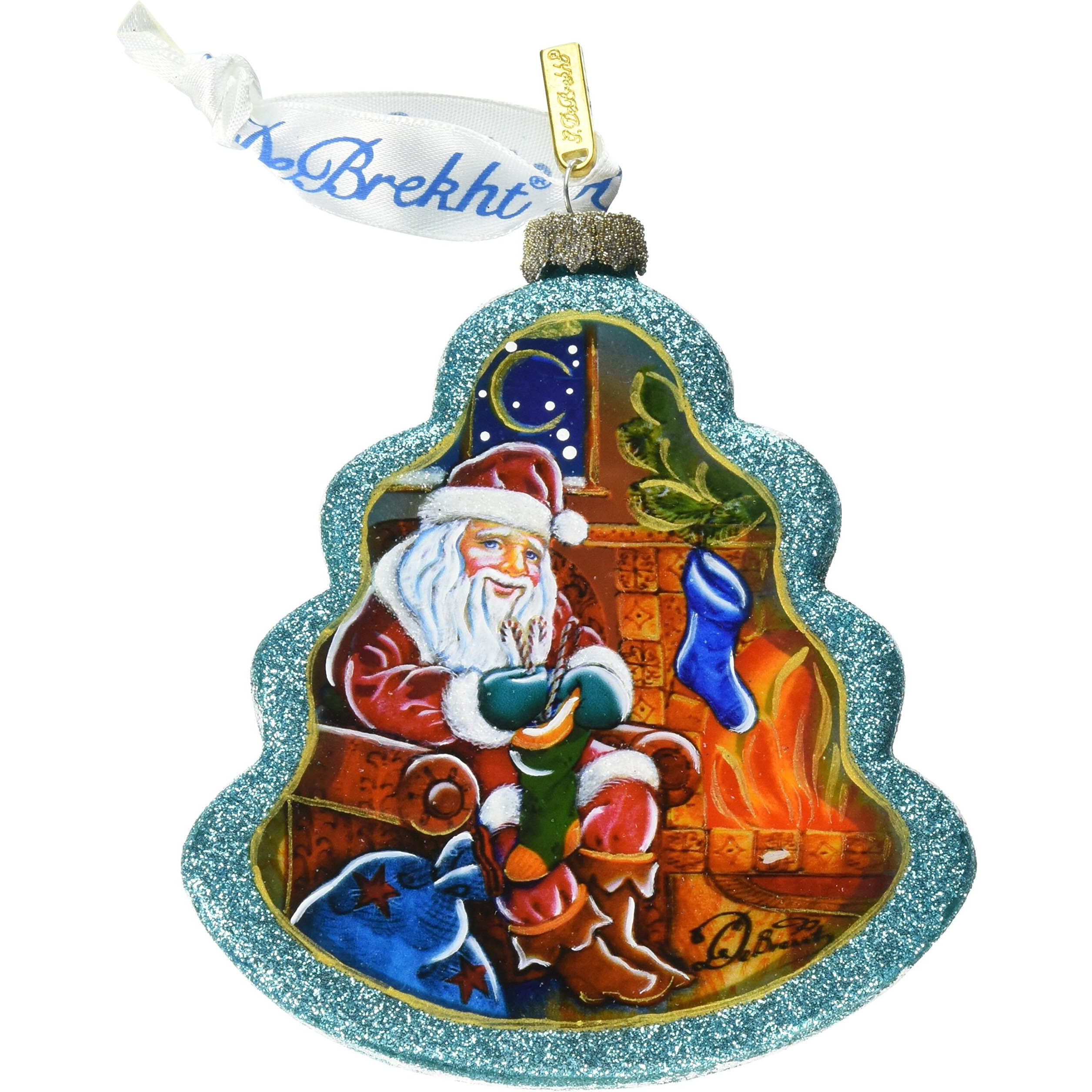 gDeBrekht 762-010 Night Before christmas Tree glass Ornament