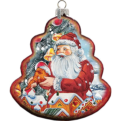 gDeBrekht 762-015 ginger Bread Tree glass Ornament