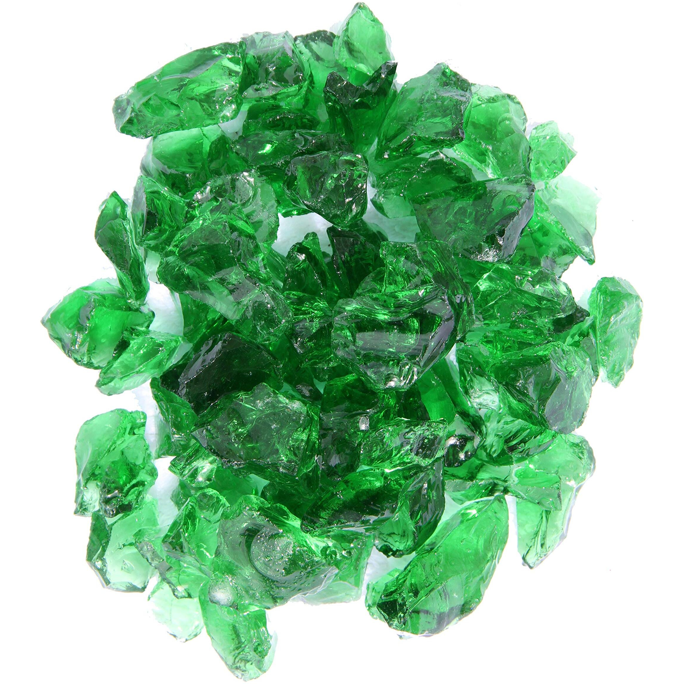 AZ Patio Heaters RgLASS-gRN Recycled Fire Pit glass  green