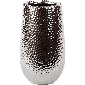 Urban Trends collection 11400 ceramic Vase-Silver