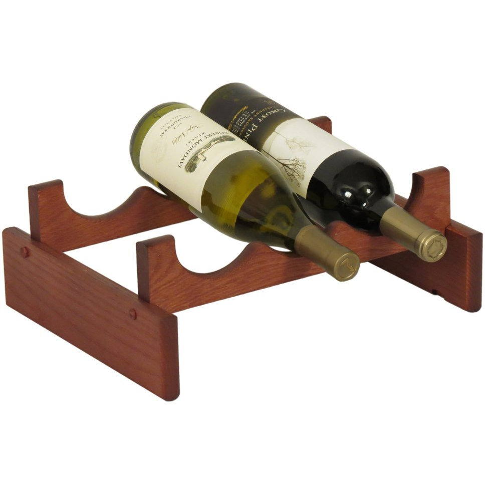 Wooden Mallet WR31MH 3 Bottle Dakota Wine Rack