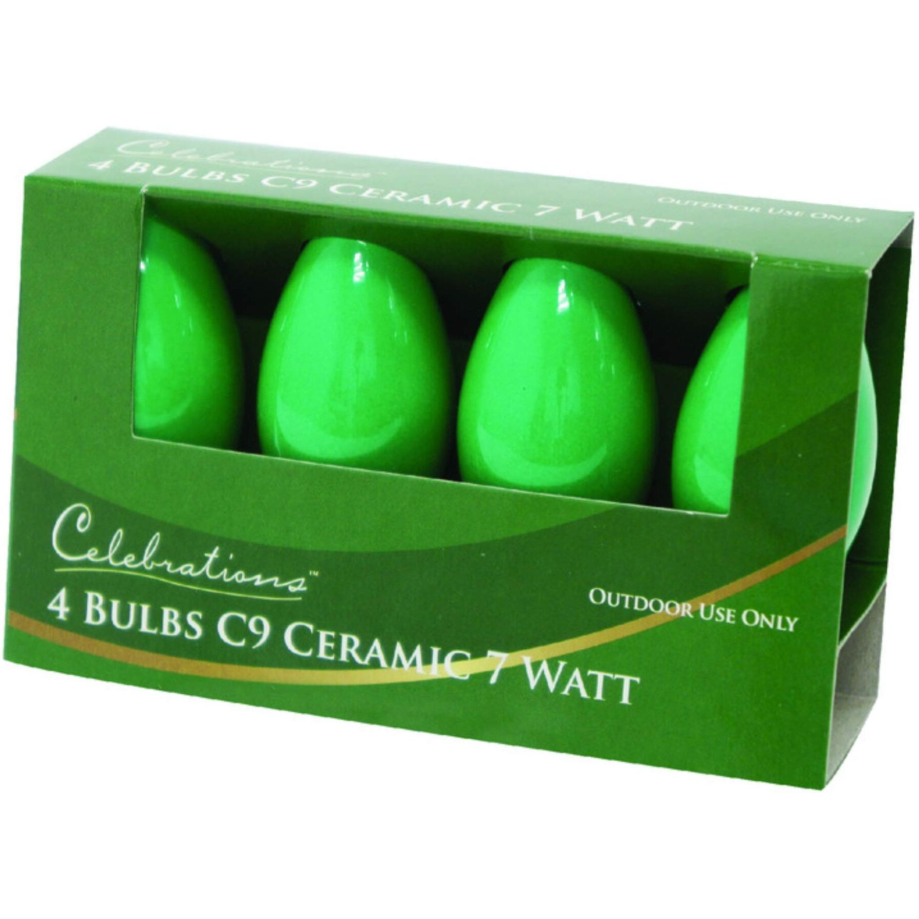 celebrations UTTY2711 green ceramic c9 Replacement Bulbs