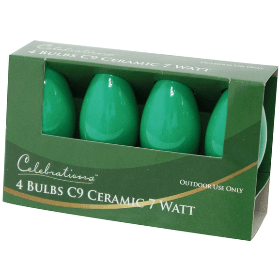 celebrations UTTY2711 green ceramic c9 Replacement Bulbs