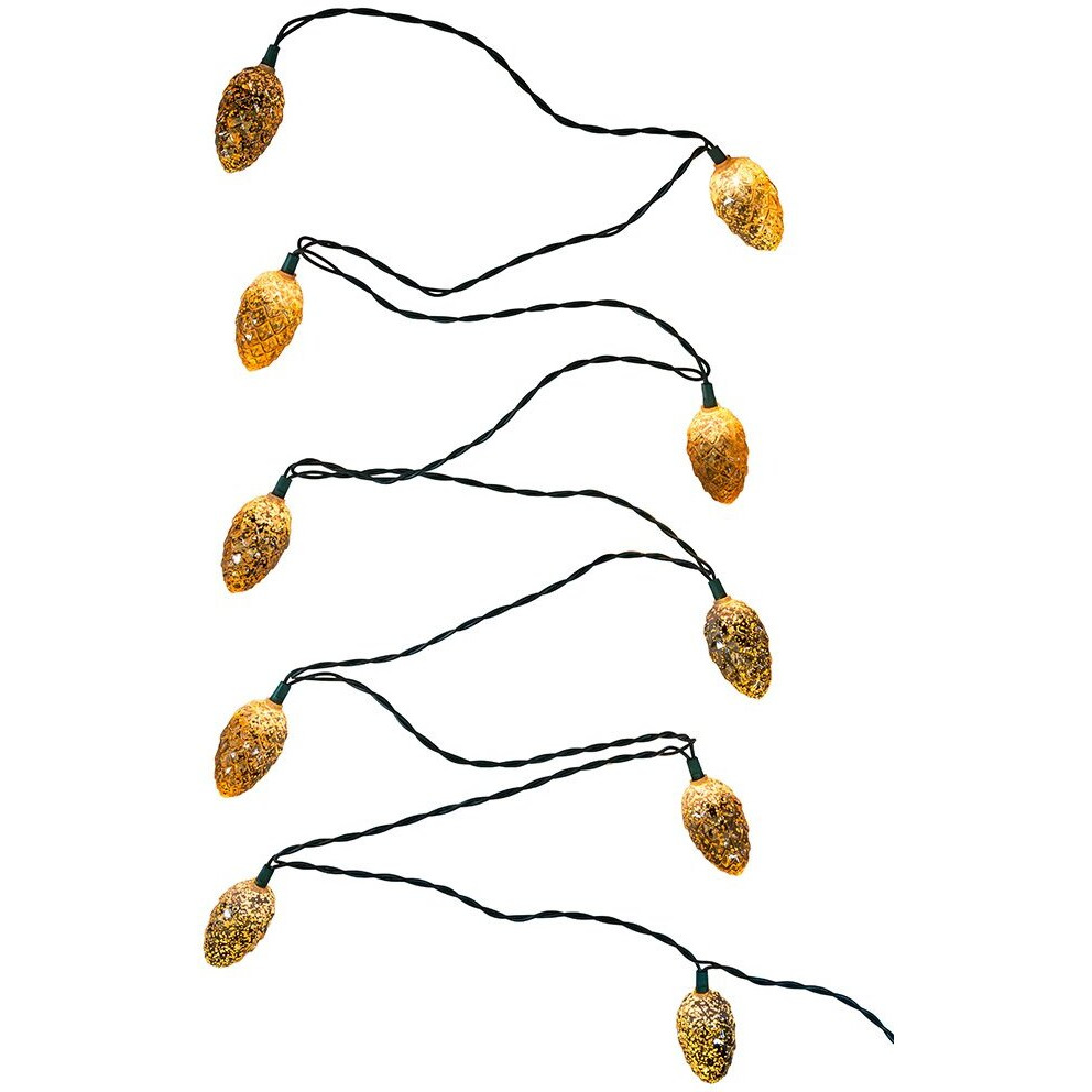Kurt S Adler UL4296 10-Light Pinecone Light Set