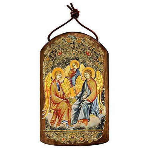 gDeBrekht 87015 Inspirational Icon Testament Trinity Wooden Ornament