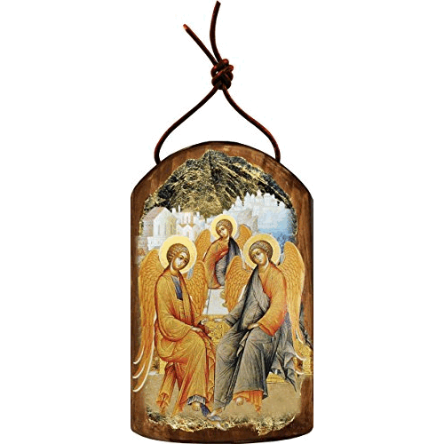 gDeBrekht 87015 Inspirational Icon Testament Trinity Wooden Ornament
