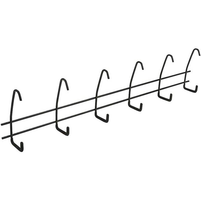 National Hardware 7180268 Long Handle Hanger Storage Systems  Black Finish