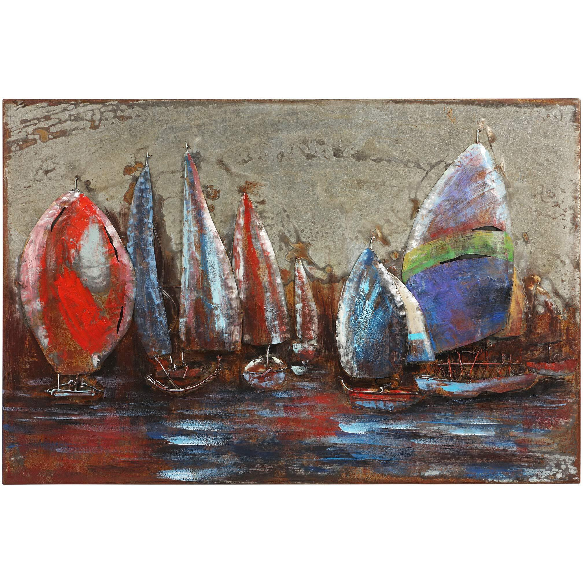 Empire Art Primo Mixed Media Sculpture - The Regatta 2