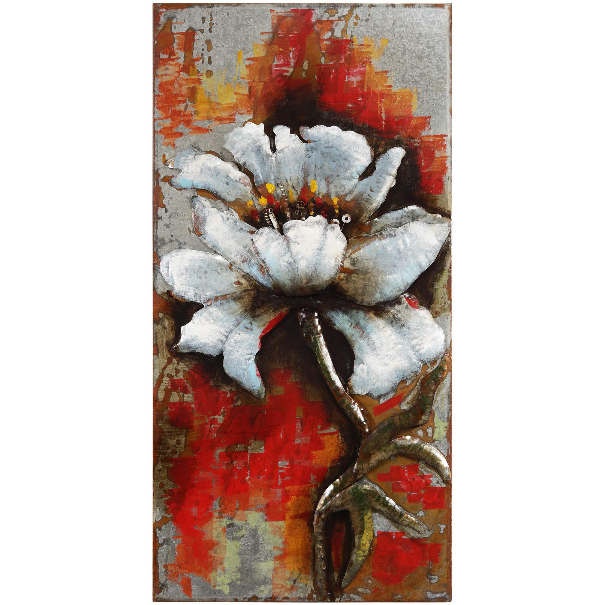 Empire Art Primo Mixed Media Sculpture - garden Rose 1