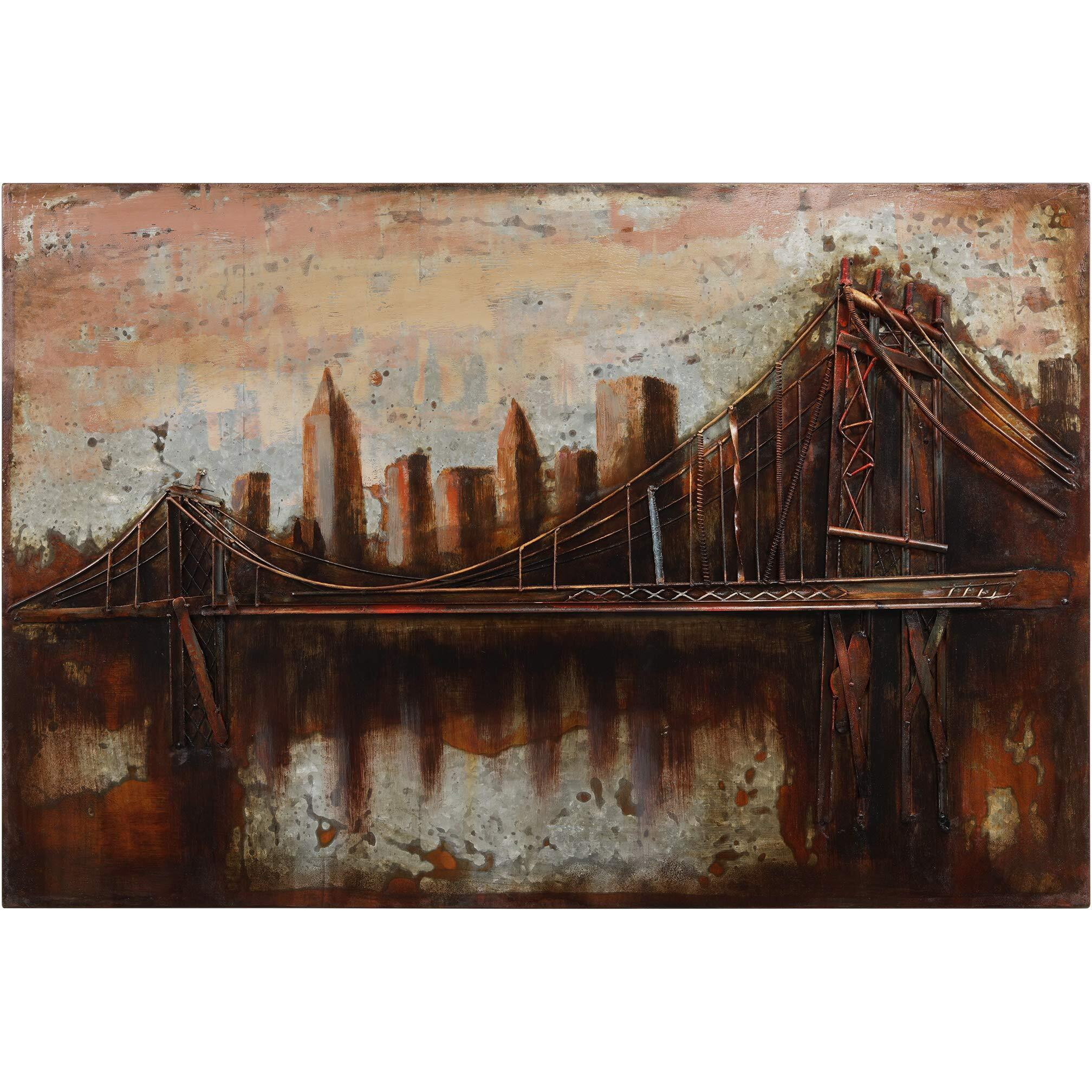 Empire Art Primo Mixed Media Sculpture - Bridgescape