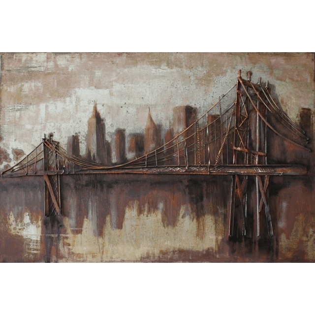 Empire Art Primo Mixed Media Sculpture - Bridgescape
