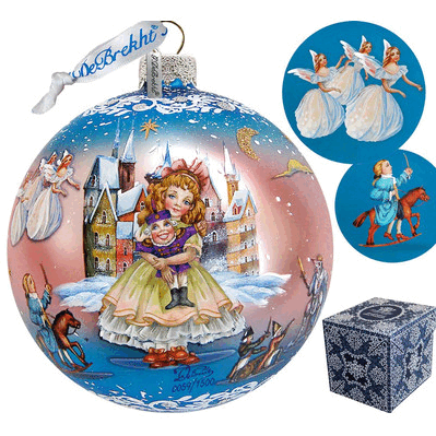 gDeBrekht 73854 55 in Limited Edition Nutcracker Fairytale glass Ball Ornament