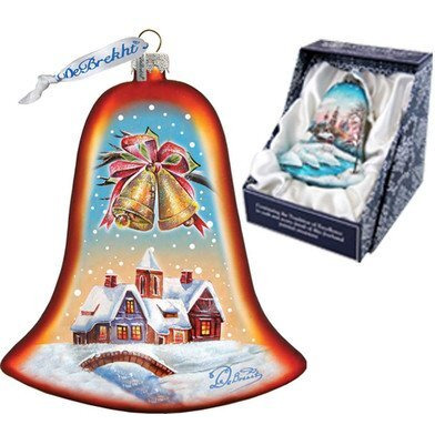 gDeBrekht 752-036 Housewarming Bell glass Ornament