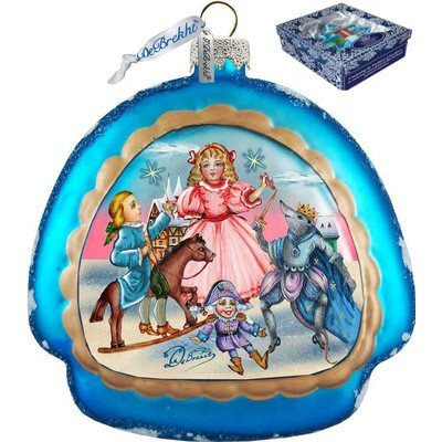 gDeBrekht 756-006 Nutcracker Rainbow glass Ornament