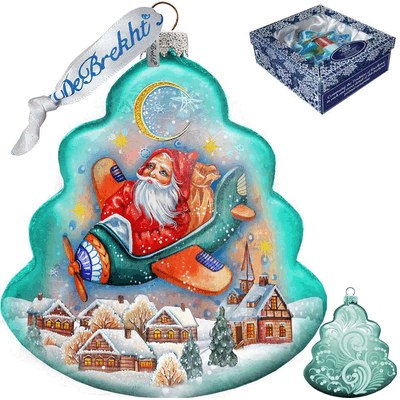 gDeBrekht 762-017 christmas Aviator glass Ornament