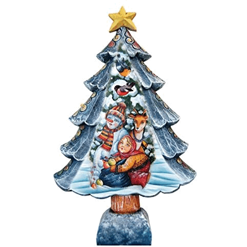 gDeBrekht 588032 Medium christmas Tree Santa With Kids