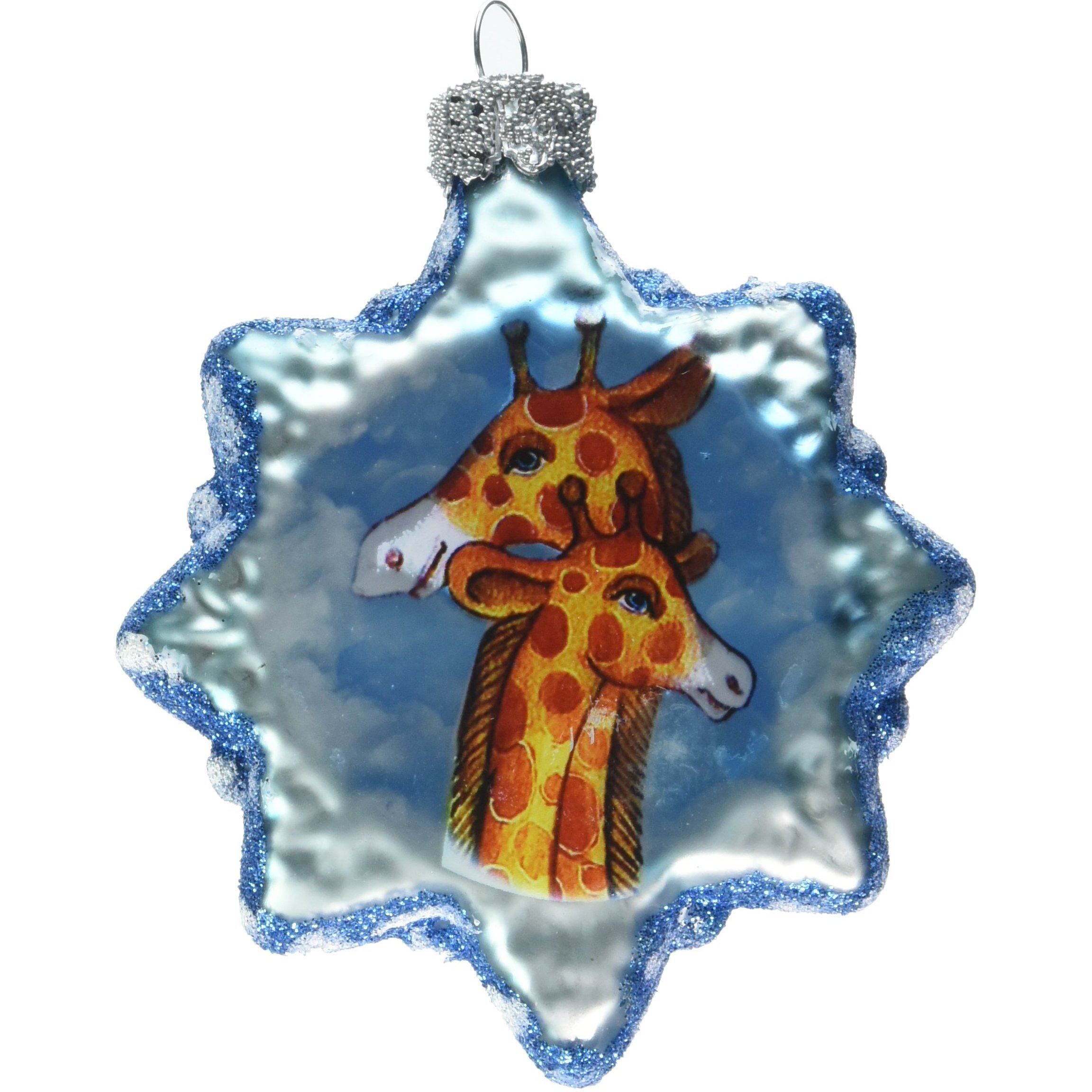 gDeBrekht 771016 giraffe glass Ornament