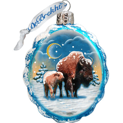 gDeBrekht 771024 Buffalo glass Ornament