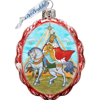 gDeBrekht 772015 Melchior Three Kings glass Ornament