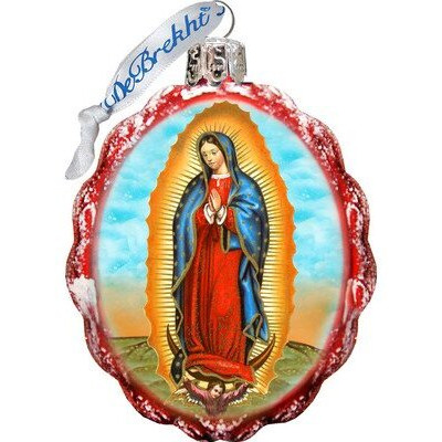 gDeBrekht 772020 Lady Of guadalupe glass Ornament