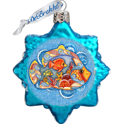 gDeBrekht 775477 Star coastal glass Ornament Star