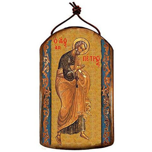 gDeBrekht 87042 Inspirational Icon Saint Peter Wooden Ornament