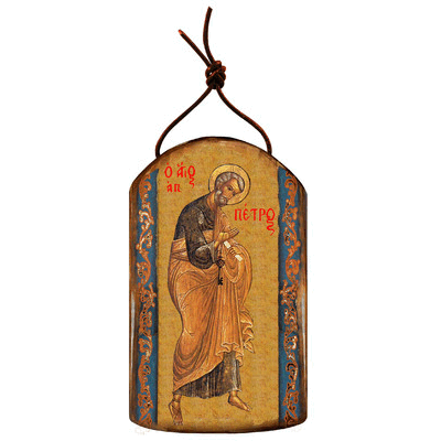 gDeBrekht 87042 Inspirational Icon Saint Peter Wooden Ornament