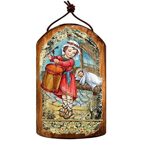 gDeBrekht 87044 Inspirational Icon Drummer Wooden Ornament