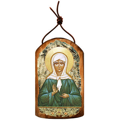 gDeBrekht 87048 Inspirational Icon Matrona Plaque Wooden Ornament