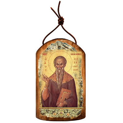 gDeBrekht 87055 Inspirational Icon Saint Haralambos Wooden Ornament