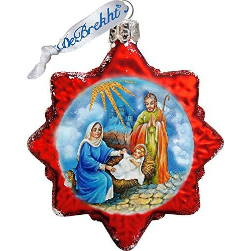 gDeBrekht 772018 Nativity glass Ornament