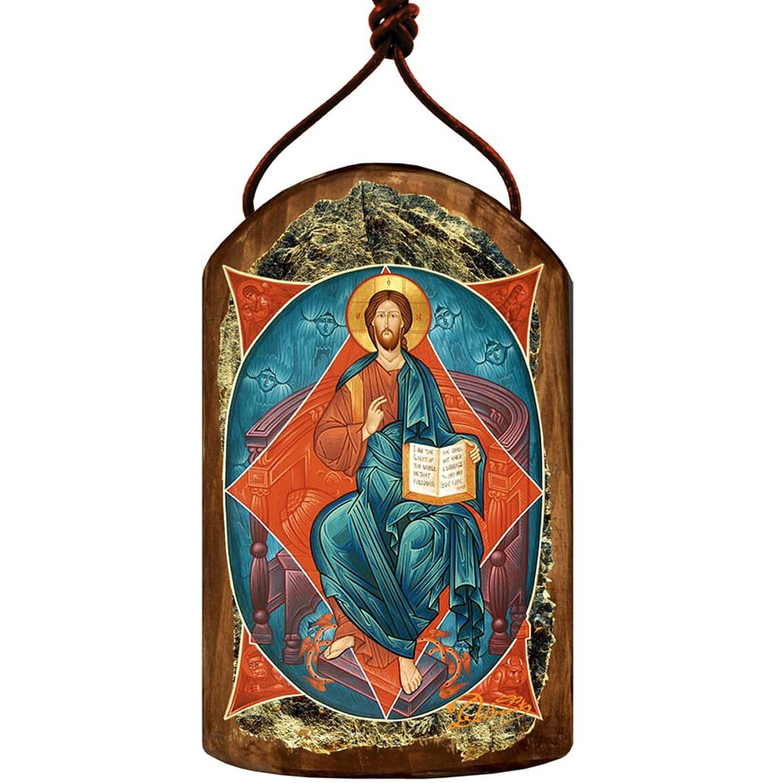 gDeBrekht 87047 Inspirational Icon Jesus Wooden Ornament