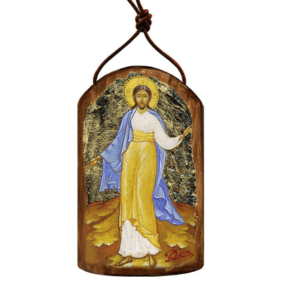 gDeBrekht 87051 Inspirational Icon Jesus Wooden Ornament