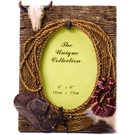 Acadian candle 9066 4 x 6 in Rope Picture Frame