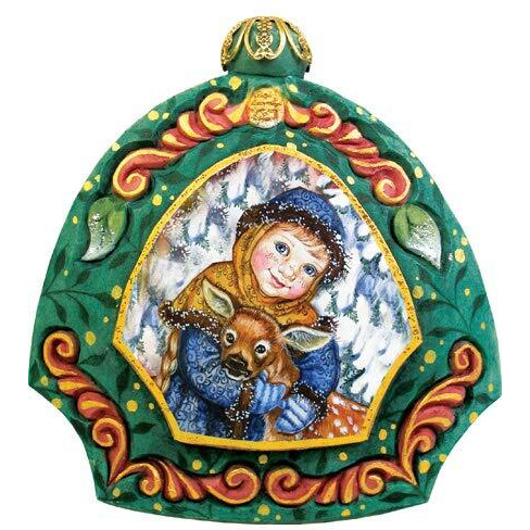 gDeBrekht 94126P Trick & Treat Wooden Monogram cake Topper