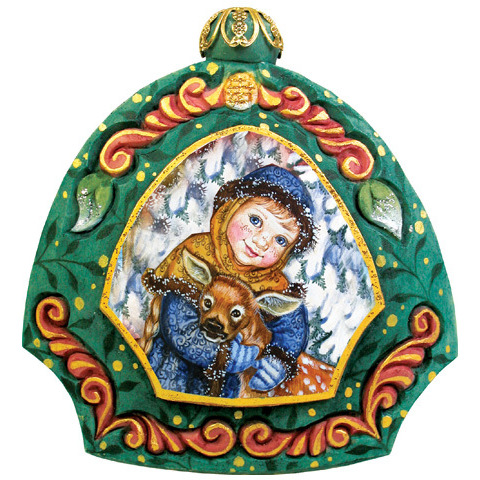gDeBrekht 94126P Trick & Treat Wooden Monogram cake Topper