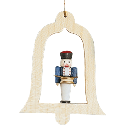 gLAS 13439 Richard glaesser Ornaments - Drummer in bell