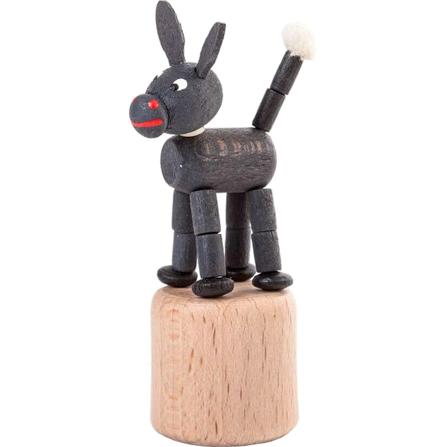 Alexander Taron 105-011 Dregeno Push Toy - Wobbly Donkey