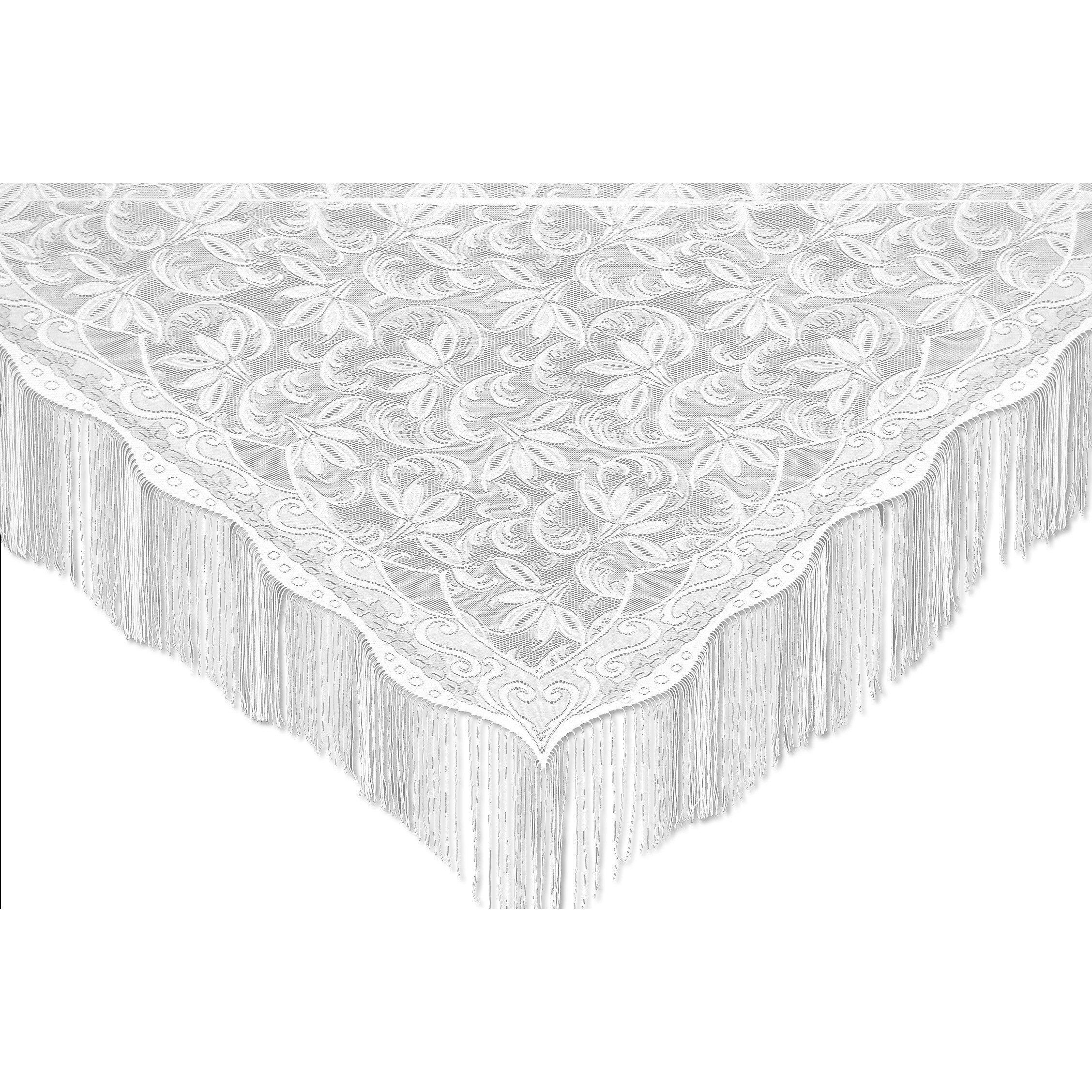 Heritage Lace ALP-PL 62 x 72 in crimson Allure Poncho  Pearl